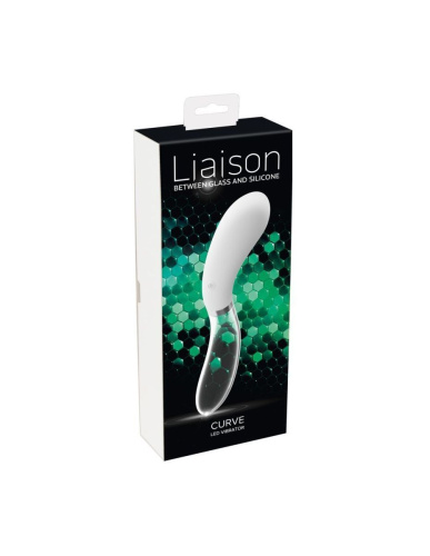 Orion Glass Vibrator 2 - Уникальный стеклянный вибратор, 8.5х3.4 см (белый)
